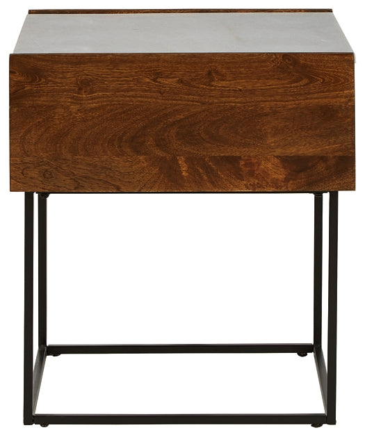 Rusitori Rectangular End Table Royal Furniture