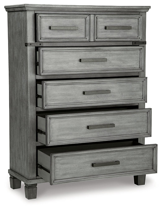 Russelyn Five Drawer Chest Royal Furniture