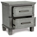 Russelyn Two Drawer Night Stand Royal Furniture