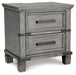 Russelyn Two Drawer Night Stand Royal Furniture