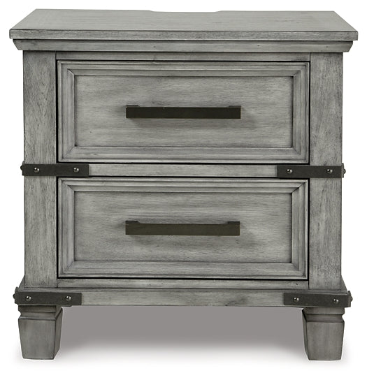 Russelyn Two Drawer Night Stand Royal Furniture