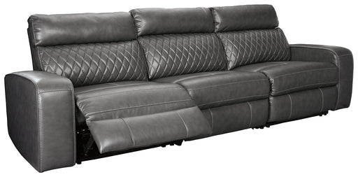 Samperstone 3-Piece Power Reclining Sectional Royal Furniture