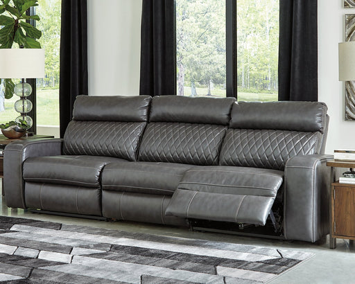 Samperstone 3-Piece Power Reclining Sectional Royal Furniture