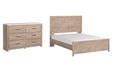 Senniberg Queen Panel Bed with Dresser Royal Furniture