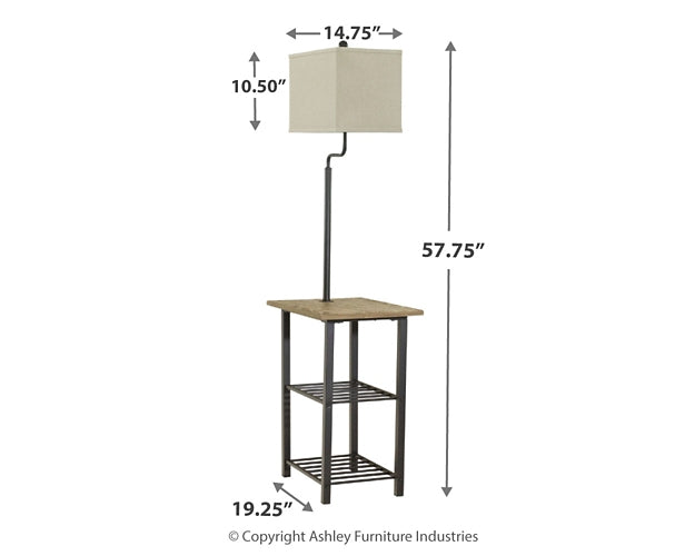 Shianne Metal Tray Lamp (1/CN) Royal Furniture