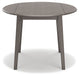 Shullden Round DRM Drop Leaf Table Royal Furniture