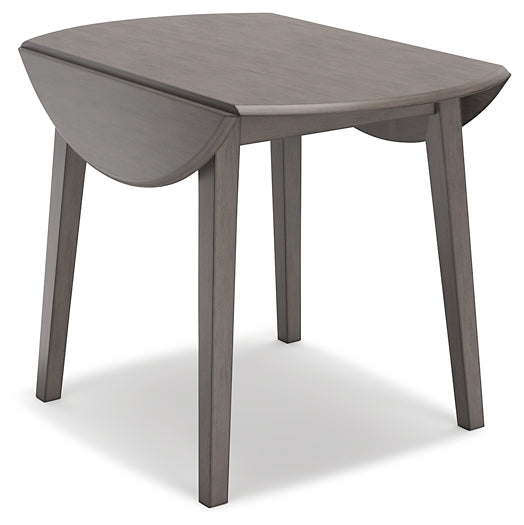 Shullden Round DRM Drop Leaf Table Royal Furniture