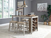 Skempton Counter Height Dining Table and 4 Barstools Royal Furniture