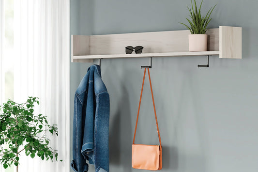 Socalle Wall Mounted Coat Rack w/Shelf Royal Furniture