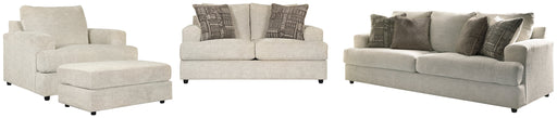 Soletren Sofa, Loveseat, Chair and Ottoman Royal Furniture