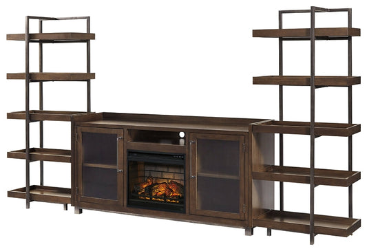 Starmore 3-Piece Wall Unit with Electric Fireplace Royal Furniture