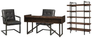 Starmore Home Office Desk with Chair and Storage Royal Furniture