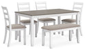 Stonehollow RECT DRM Table Set (6/CN) Royal Furniture