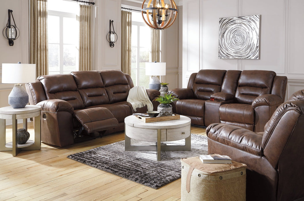 Stoneland Sofa, Loveseat and Recliner Royal Furniture