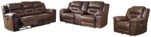 Stoneland Sofa, Loveseat and Recliner Royal Furniture