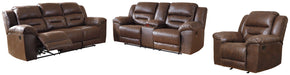 Stoneland Sofa, Loveseat and Recliner Royal Furniture