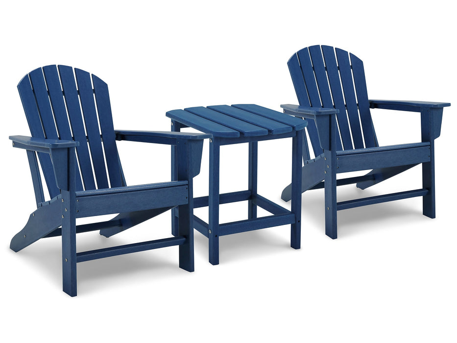 Sundown Treasure 2 Adirondack Chairs with End table Royal Furniture