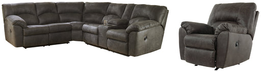 Tambo 2-Piece Sectional with Recliner Royal Furniture