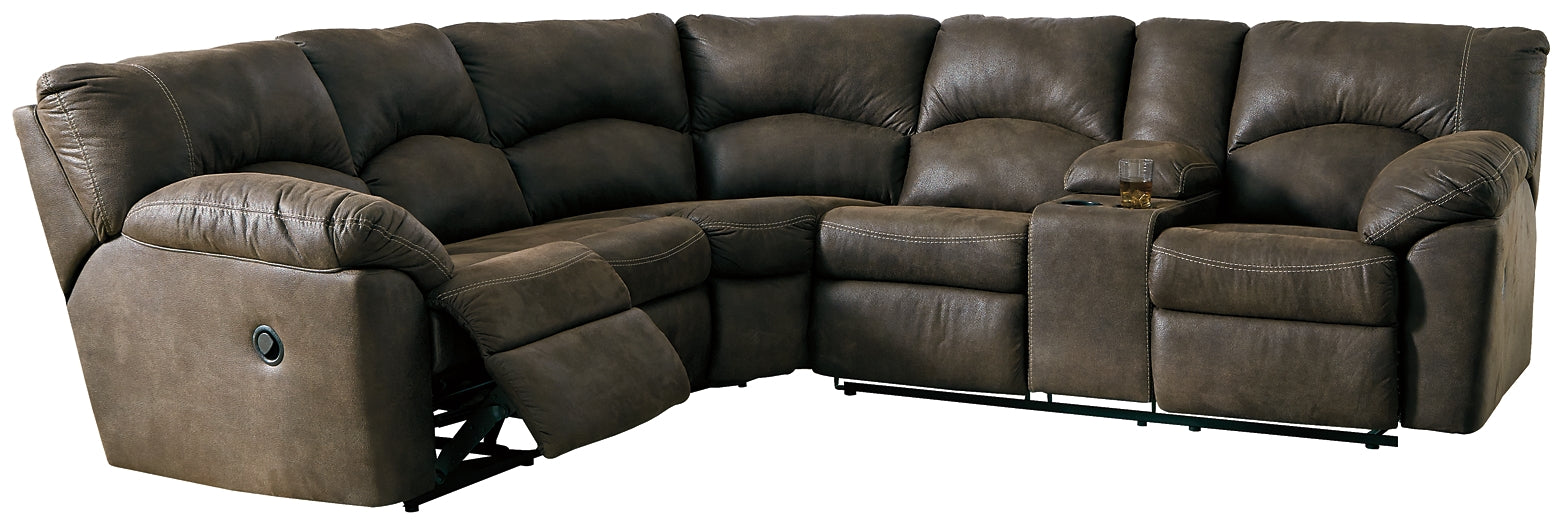 Tambo 2-Piece Sectional with Recliner Royal Furniture