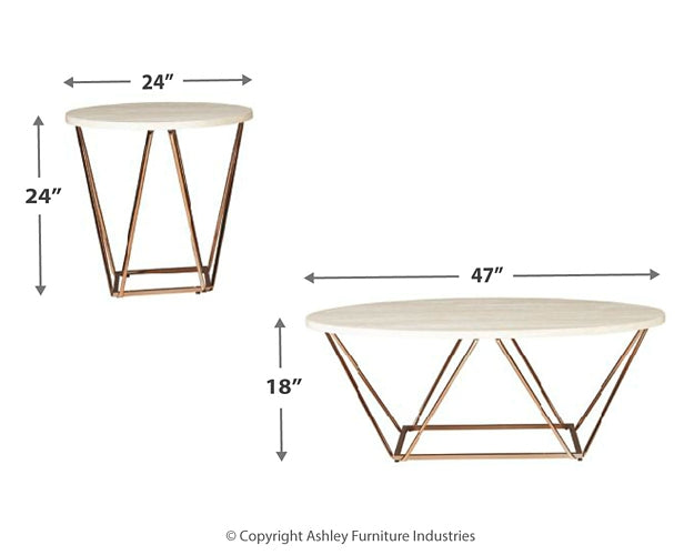 Tarica Occasional Table Set (3/CN) Royal Furniture