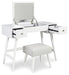 Thadamere Vanity/UPH Stool (2/CN) Royal Furniture