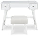 Thadamere Vanity/UPH Stool (2/CN) Royal Furniture