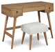 Thadamere Vanity/UPH Stool (2/CN) Royal Furniture