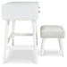 Thadamere Vanity/UPH Stool (2/CN) Royal Furniture