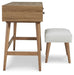 Thadamere Vanity/UPH Stool (2/CN) Royal Furniture