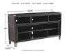 Todoe LG TV Stand w/Fireplace Option Royal Furniture