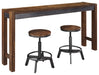 Torjin Counter Height Dining Table and 2 Barstools Royal Furniture