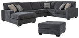 Tracling 3-Piece Sectional with Ottoman Royal Furniture