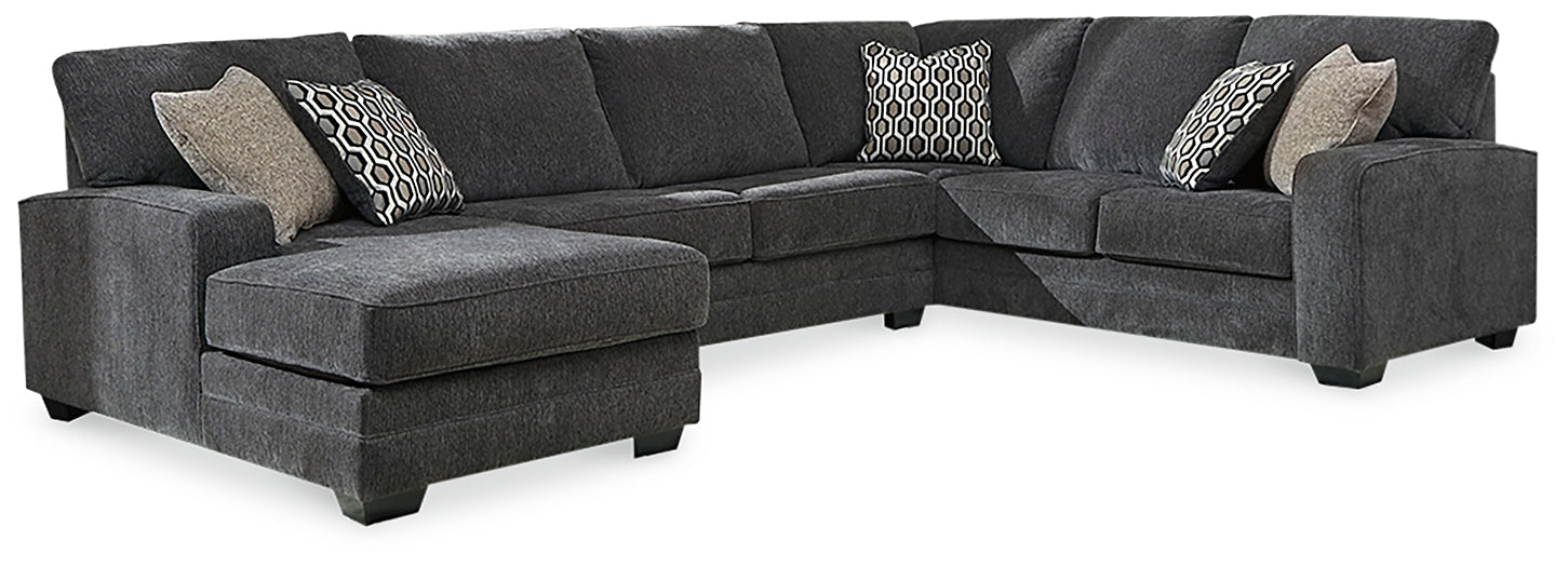 Tracling 3-Piece Sectional with Ottoman Royal Furniture