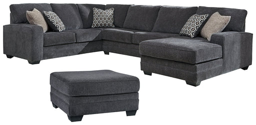 Tracling 3-Piece Sectional with Ottoman Royal Furniture