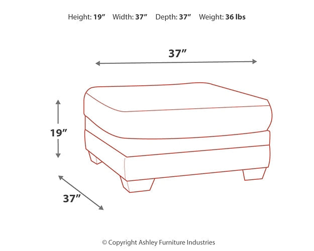 Tracling Oversized Accent Ottoman Royal Furniture