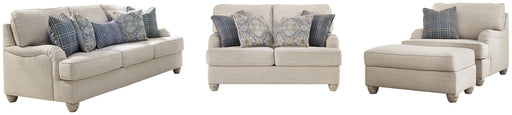 Traemore Sofa, Loveseat, Chair and Ottoman Royal Furniture