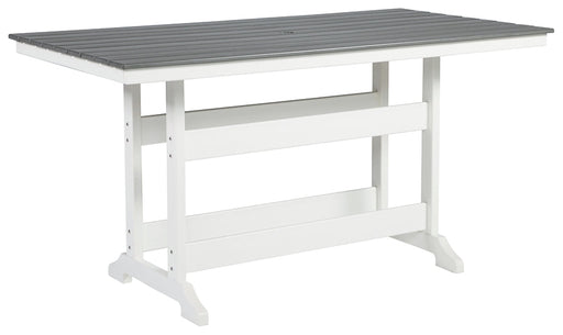 Transville RECT COUNTER TABLE W/UMB OPT Royal Furniture