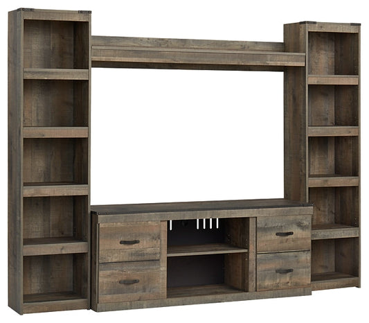 Trinell 4-Piece Entertainment Center Royal Furniture