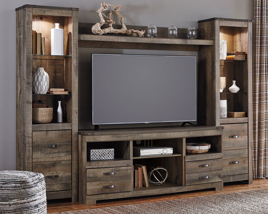 Trinell 4-Piece Entertainment Center Royal Furniture