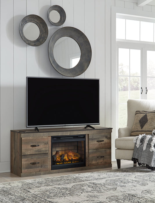 Trinell TV Stand with Electric Fireplace Royal Furniture