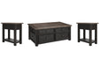 Tyler Creek Coffee Table with 2 End Tables Royal Furniture