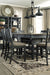 Tyler Creek Counter Height Dining Table and 4 Barstools Royal Furniture