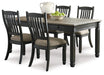 Tyler Creek Dining Table and 4 Chairs Royal Furniture