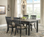 Tyler Creek Dining Table and 4 Chairs Royal Furniture