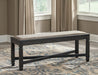 Tyler Creek Dining Table and 4 Chairs and Bench Royal Furniture