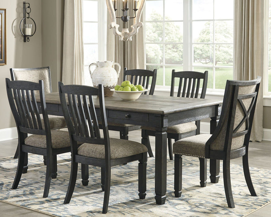 Tyler Creek Dining Table and 6 Chairs Royal Furniture