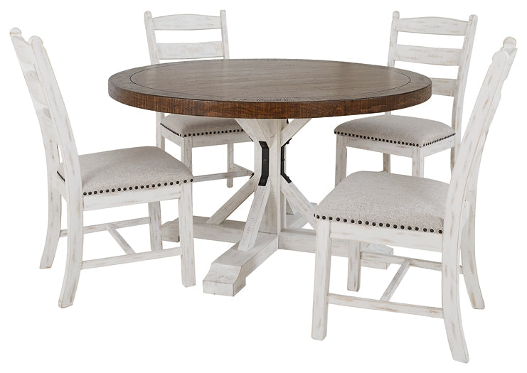 Valebeck Dining Table and 4 Chairs Royal Furniture