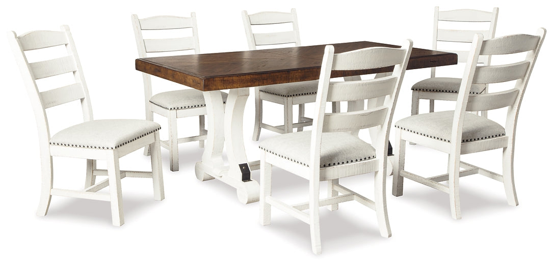 Valebeck Dining Table and 6 Chairs Royal Furniture