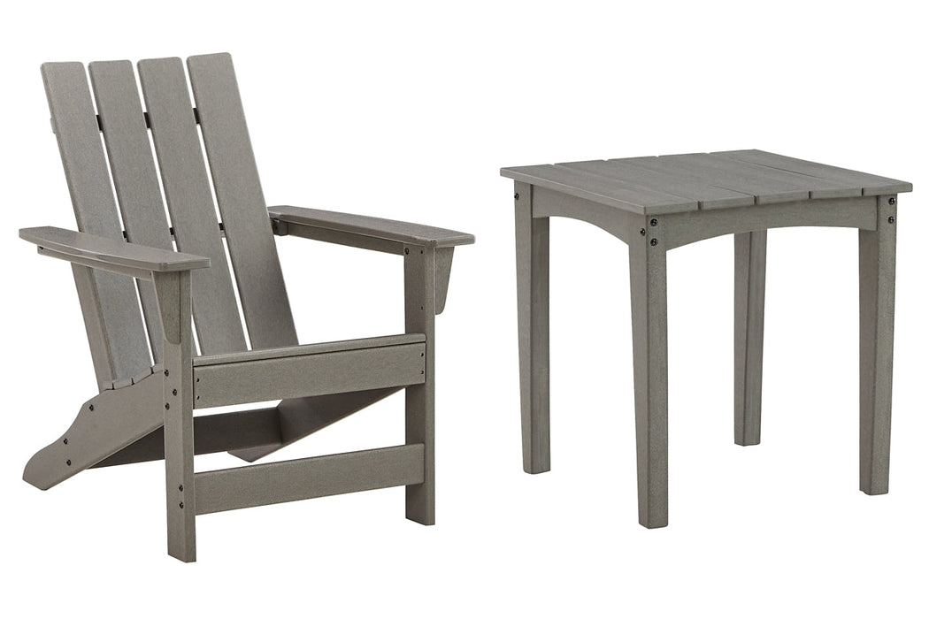 Visola Outdoor Adirondack Chair and End Table Royal Furniture