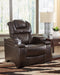 Warnerton PWR Recliner/ADJ Headrest Royal Furniture